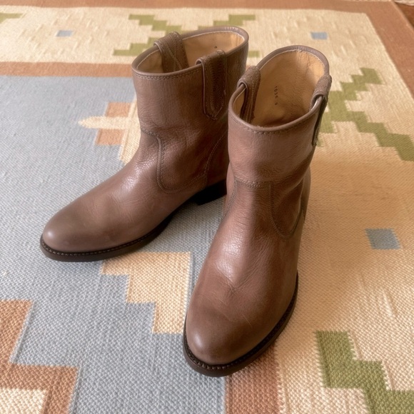 Frye Jamie Stitch Short Ankle Boots Gray Size 6 NWT - Picture 4 of 14